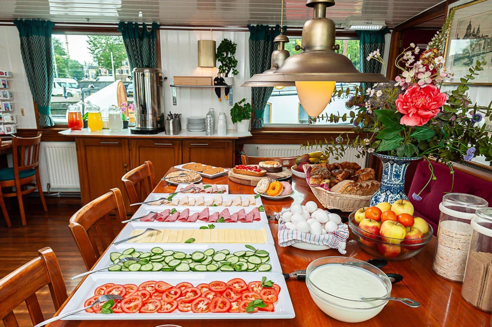 Amsterdam Hotelboat Zewnętrze zdjęcie