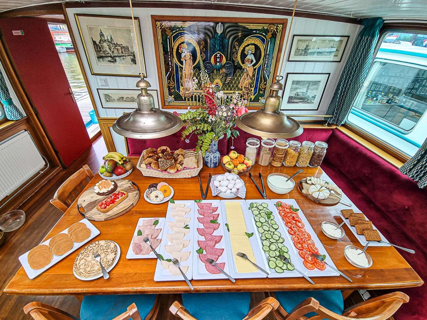 Amsterdam Hotelboat Zewnętrze zdjęcie